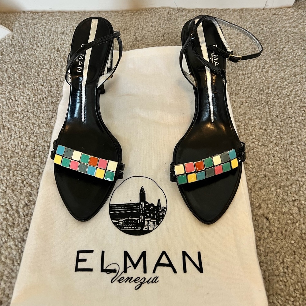 Elman Vintage strappy sandals size 38.5